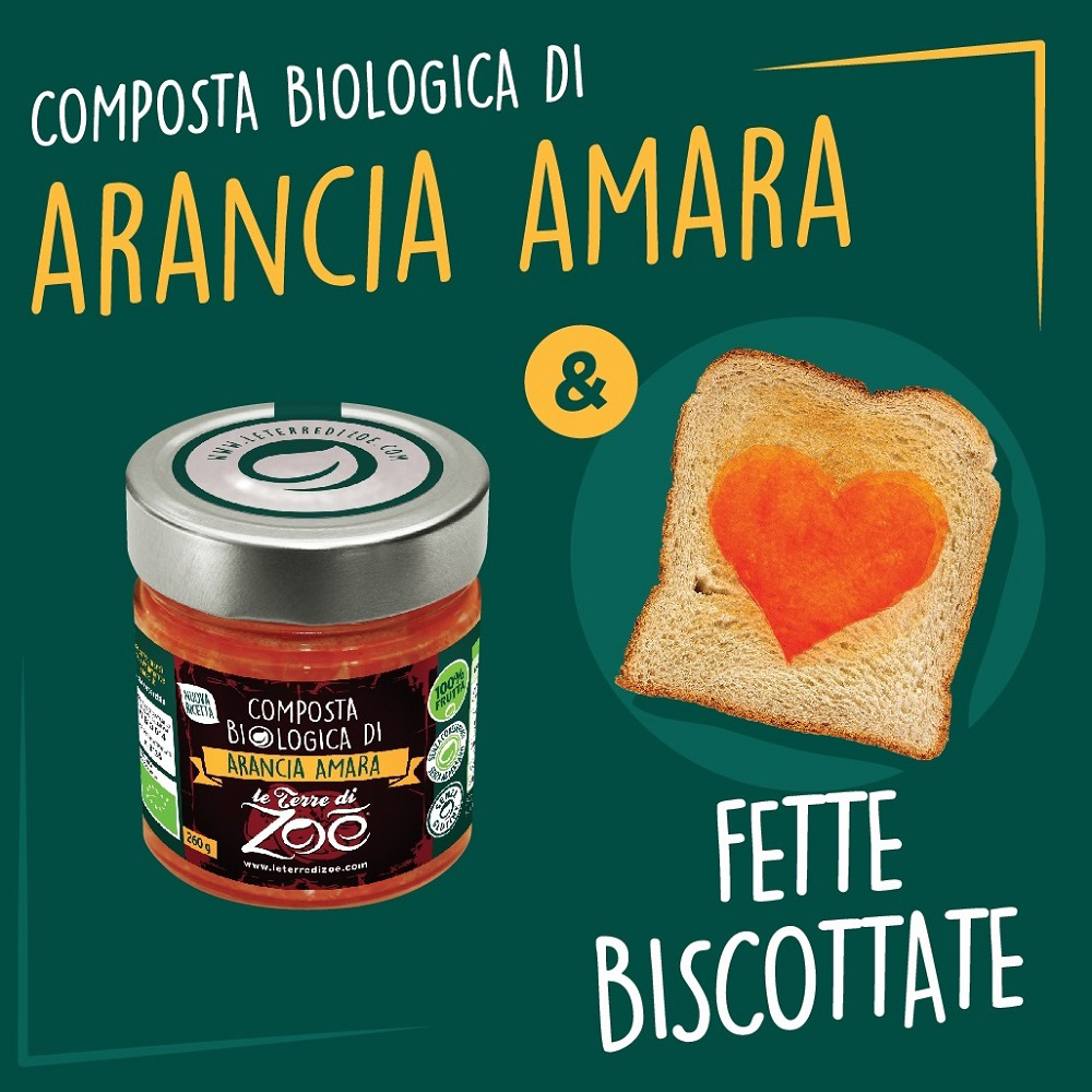 Composta biologica di Arancia Amara di Calabria 260g Le Terre di Zoè 1